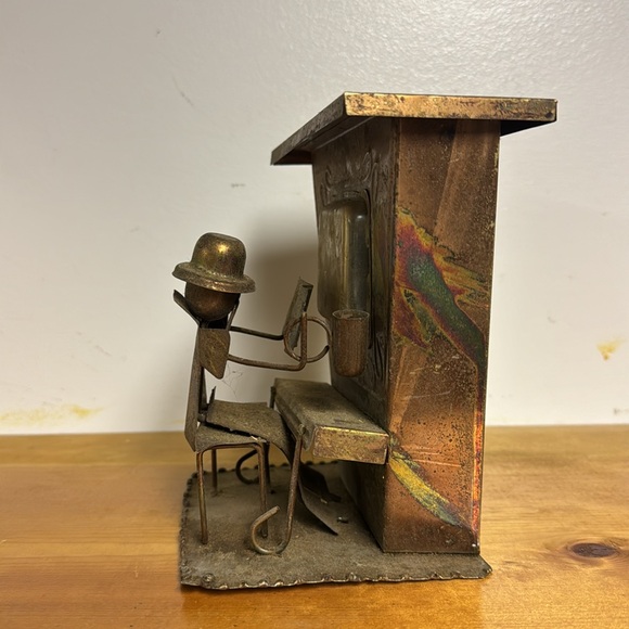 Copper Music Box JOKIWA Made in hongkong Playing Ragtime Music Vintage - Picture 3 of 5